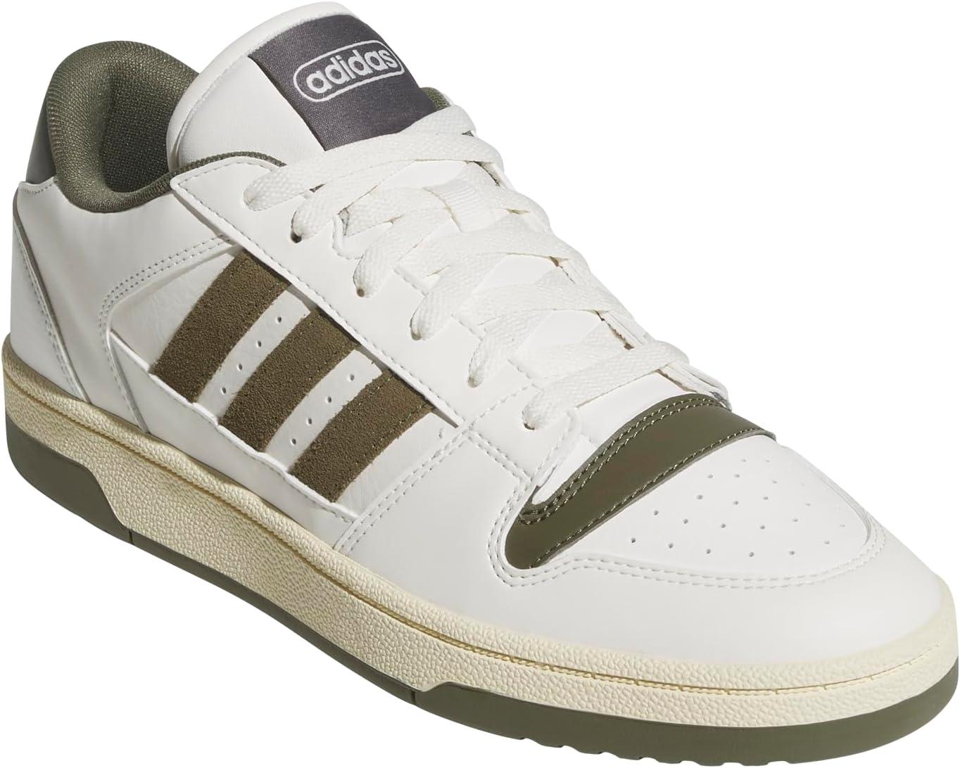 image:imageadidas Mens Break Start ShoesWhiteOlive StrataCharcoal