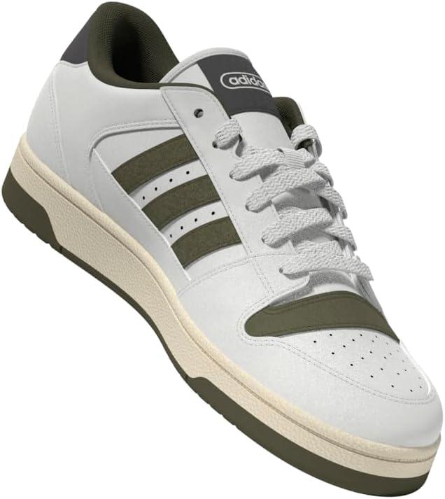 image:imageadidas Mens Break Start ShoesWhiteOlive StrataCharcoal