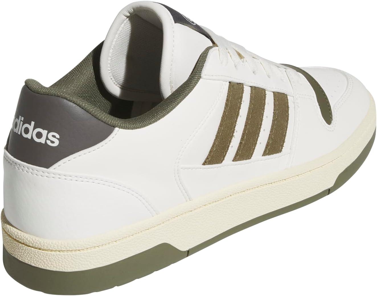image:imageadidas Mens Break Start ShoesWhiteOlive StrataCharcoal