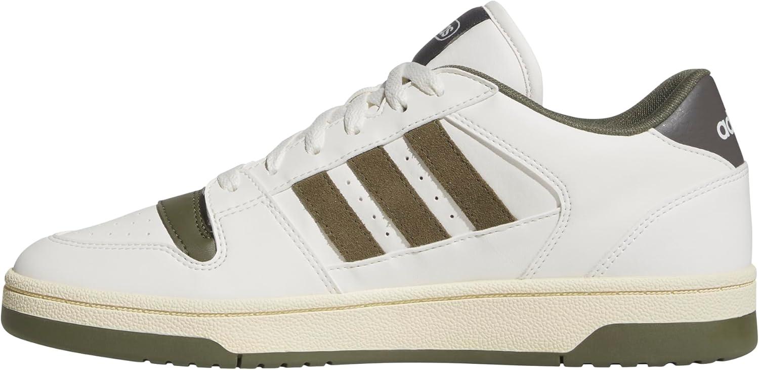 image:imageadidas Mens Break Start ShoesWhiteOlive StrataCharcoal