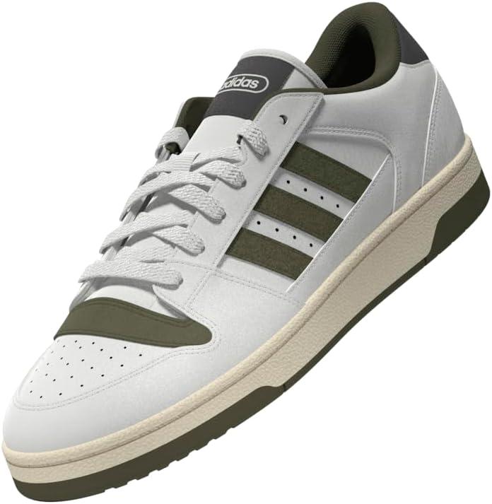 image:imageadidas Mens Break Start ShoesWhiteOlive StrataCharcoal