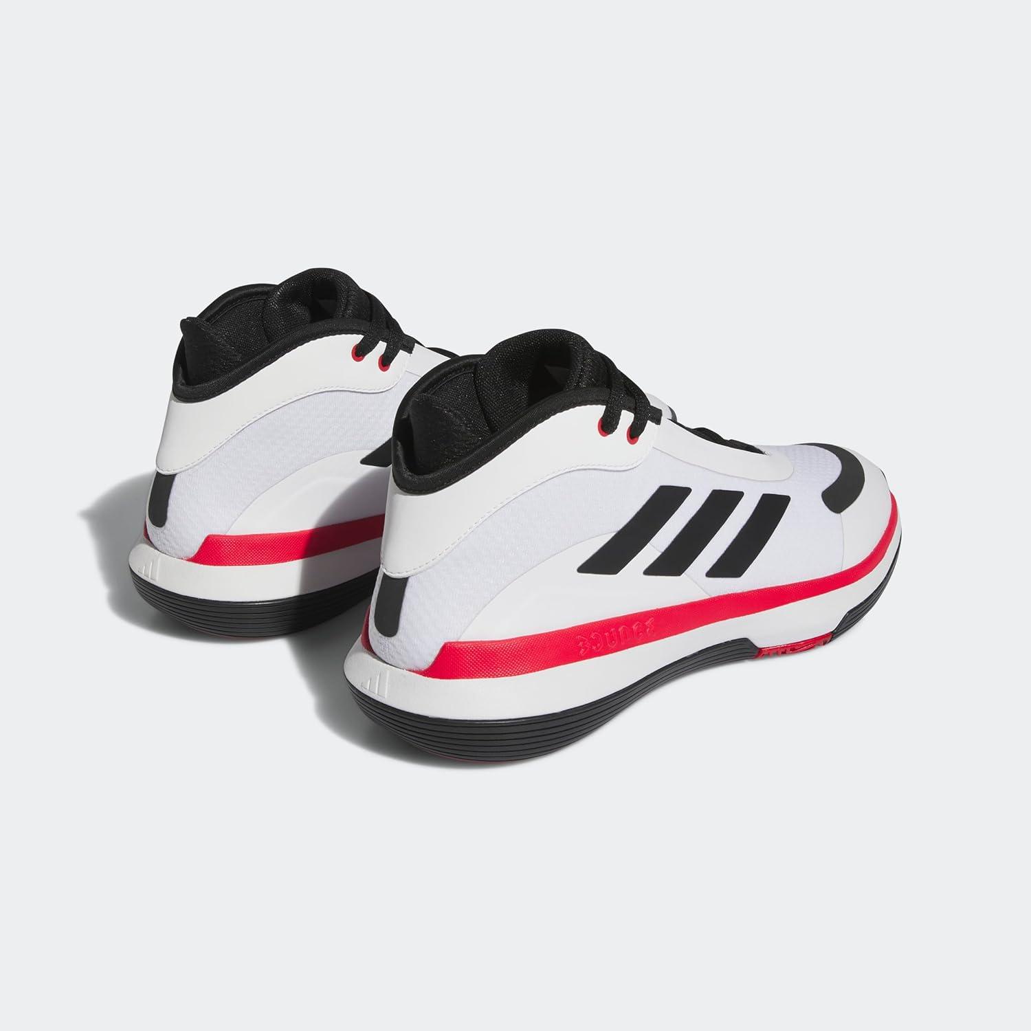 image:imageadidas UnisexAdult Bounce LegendsWhiteCore BlackBright Red