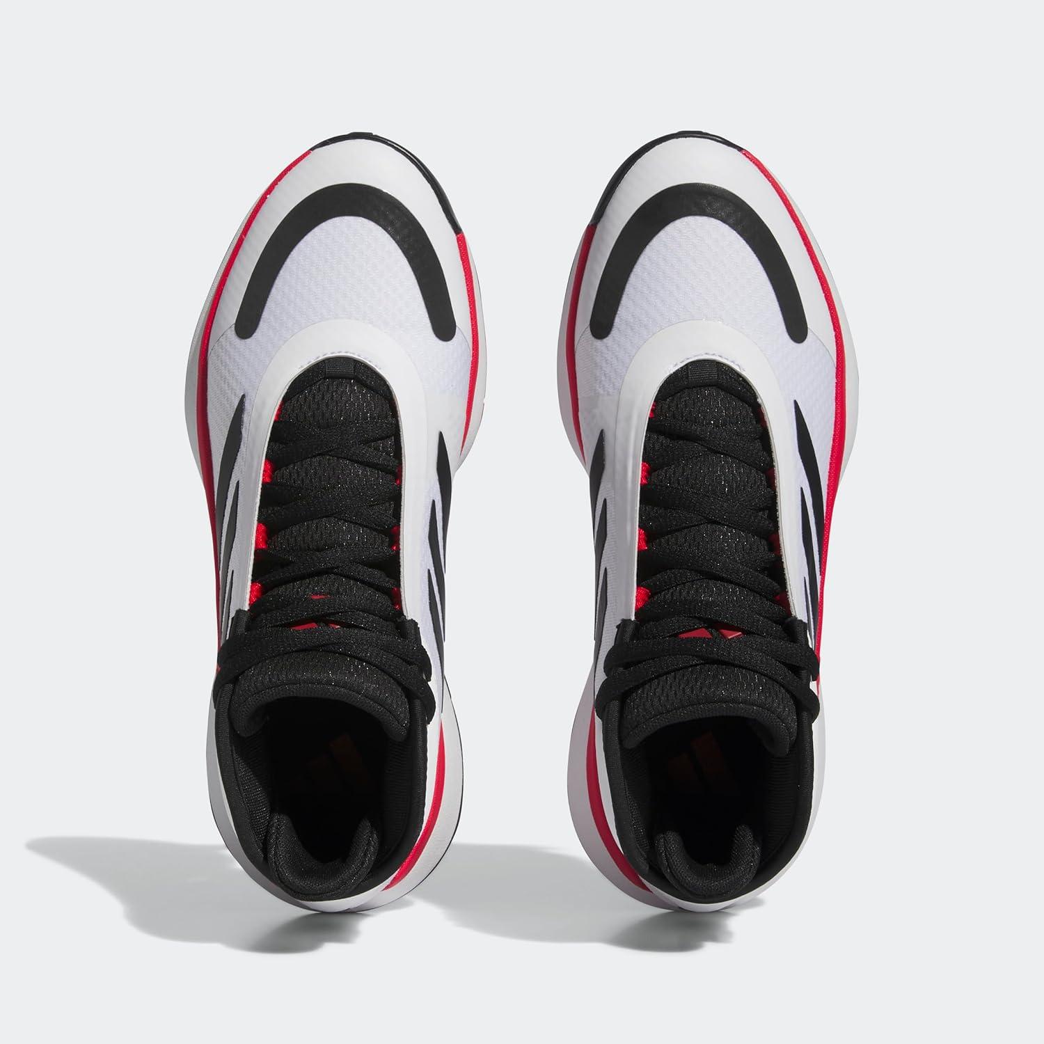 image:imageadidas UnisexAdult Bounce LegendsWhiteCore BlackBright Red