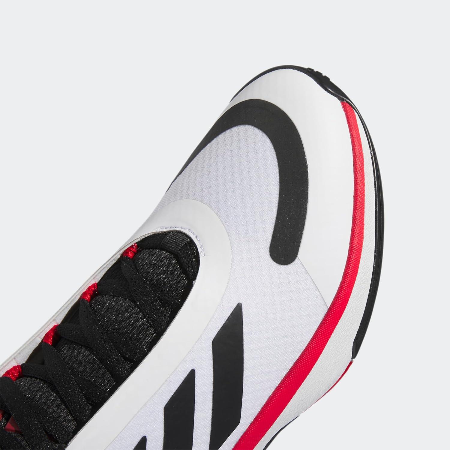 image:imageadidas UnisexAdult Bounce LegendsWhiteCore BlackBright Red