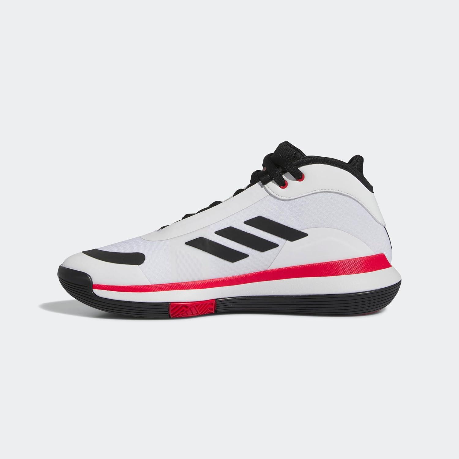 image:imageadidas UnisexAdult Bounce LegendsWhiteCore BlackBright Red