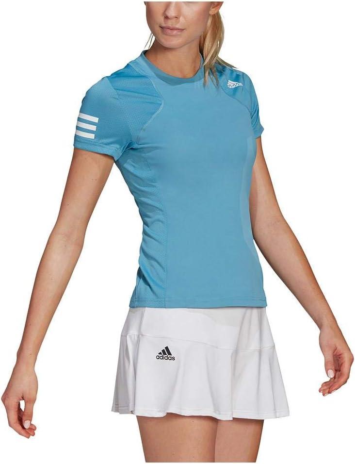 image:imageadidas Womens Club Tennis TShirtHazy BlueWhite