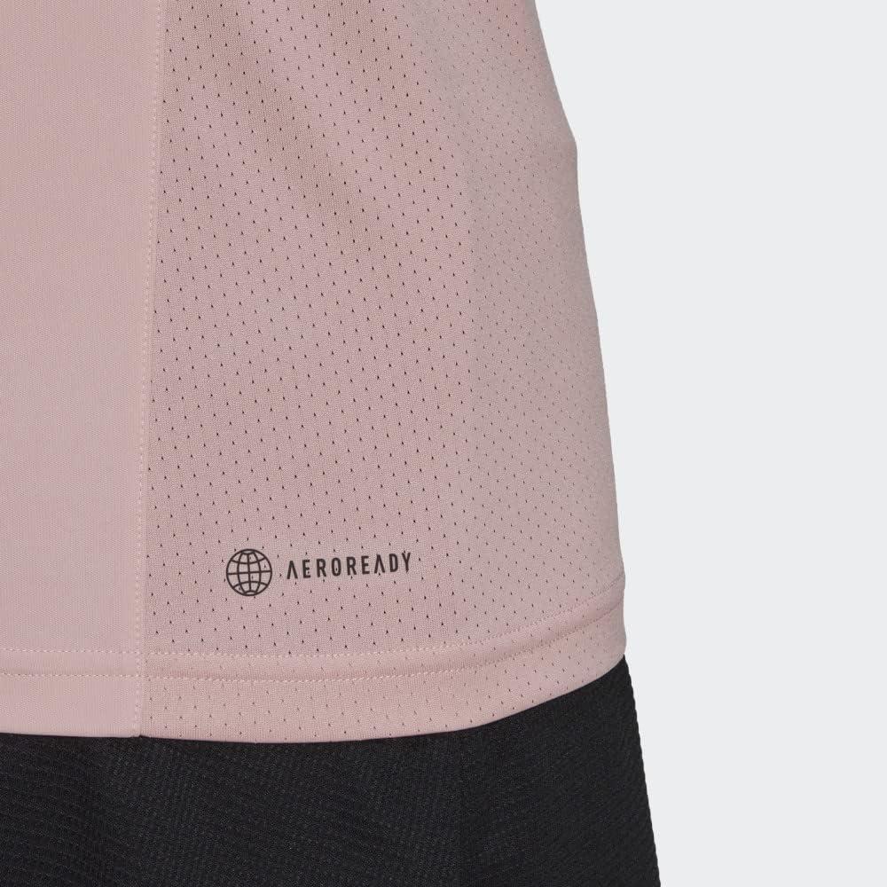 image:imageadidas Womens Club Tennis TShirtWonder MauveBlack