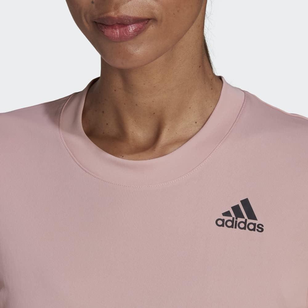 image:imageadidas Womens Club Tennis TShirtWonder MauveBlack