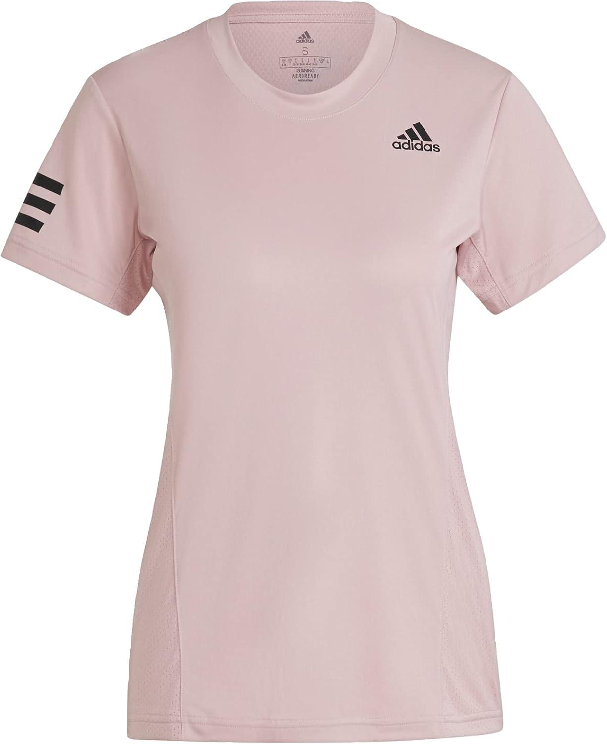 image:imageadidas Womens Club Tennis TShirtWonder MauveBlack