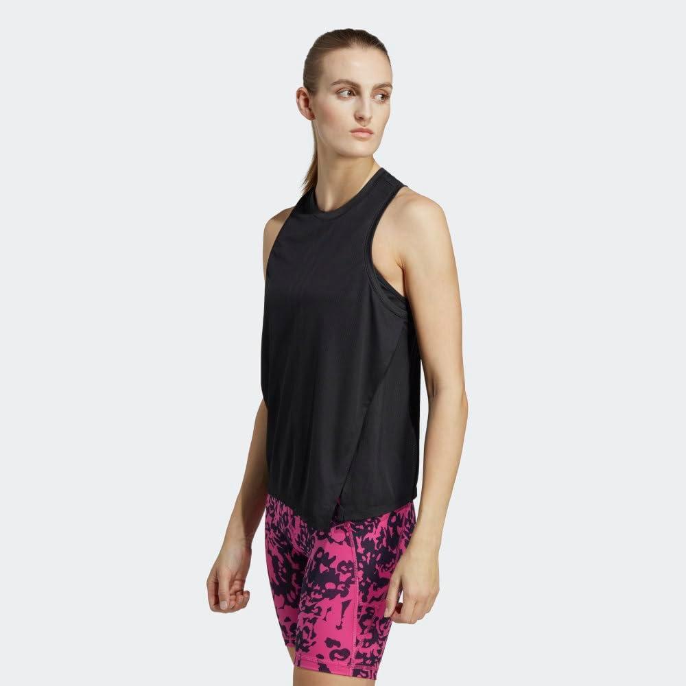 image:imageadidas Womens High Intensity Aeroready Quickburn Training TankBlackWhite