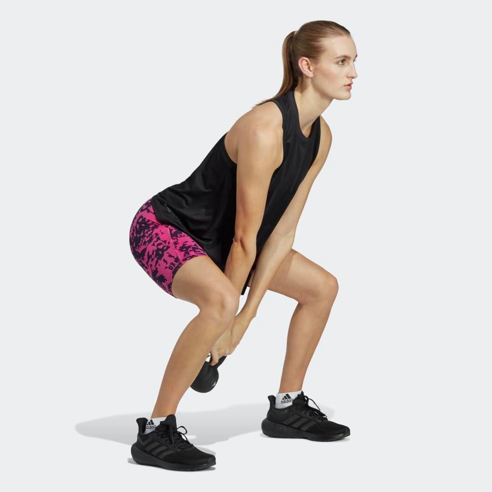 image:imageadidas Womens High Intensity Aeroready Quickburn Training TankBlackWhite