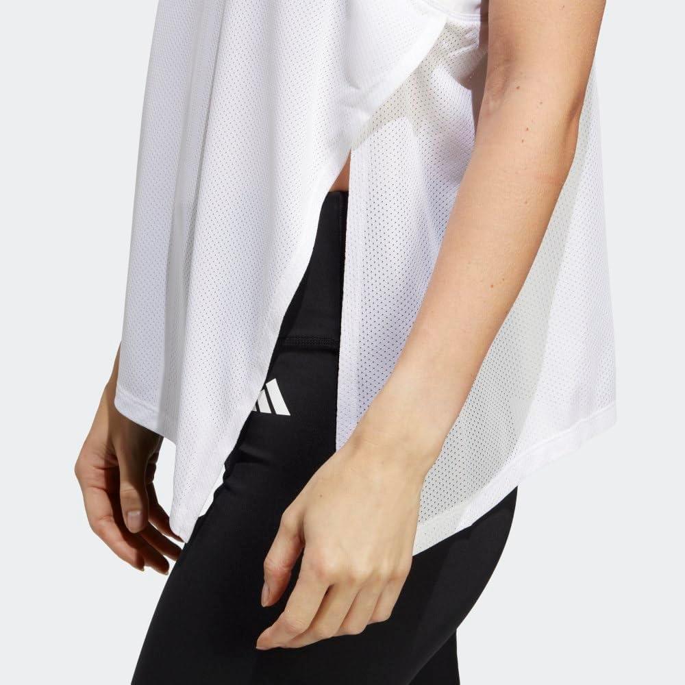 image:imageadidas Womens High Intensity Aeroready Quickburn Training TankWhiteBlack
