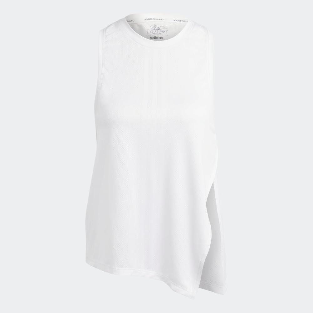 image:imageadidas Womens High Intensity Aeroready Quickburn Training TankWhiteBlack