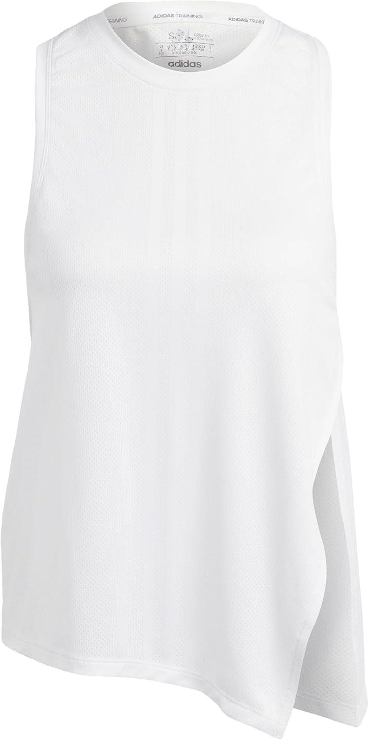 image:imageadidas Womens High Intensity Aeroready Quickburn Training TankWhiteBlack