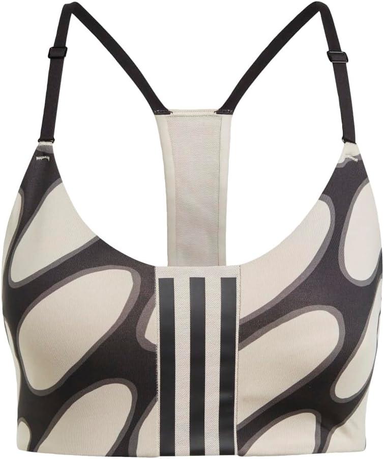image:imageadidas Womens Marimekko Aeroimpact Training LightSupport BraBlackLight Brown