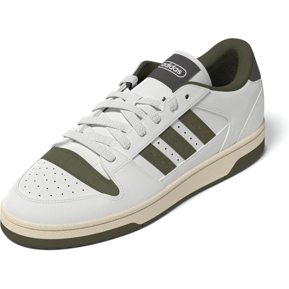 image:imageadidas Mens Break Start ShoesWhiteOlive StrataCharcoal