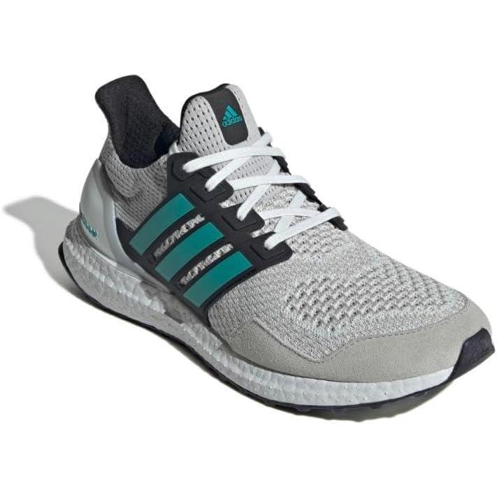 image:imageadidas Mens Ultraboost 10 Running ShoeCrystal WhitePure TealGrey