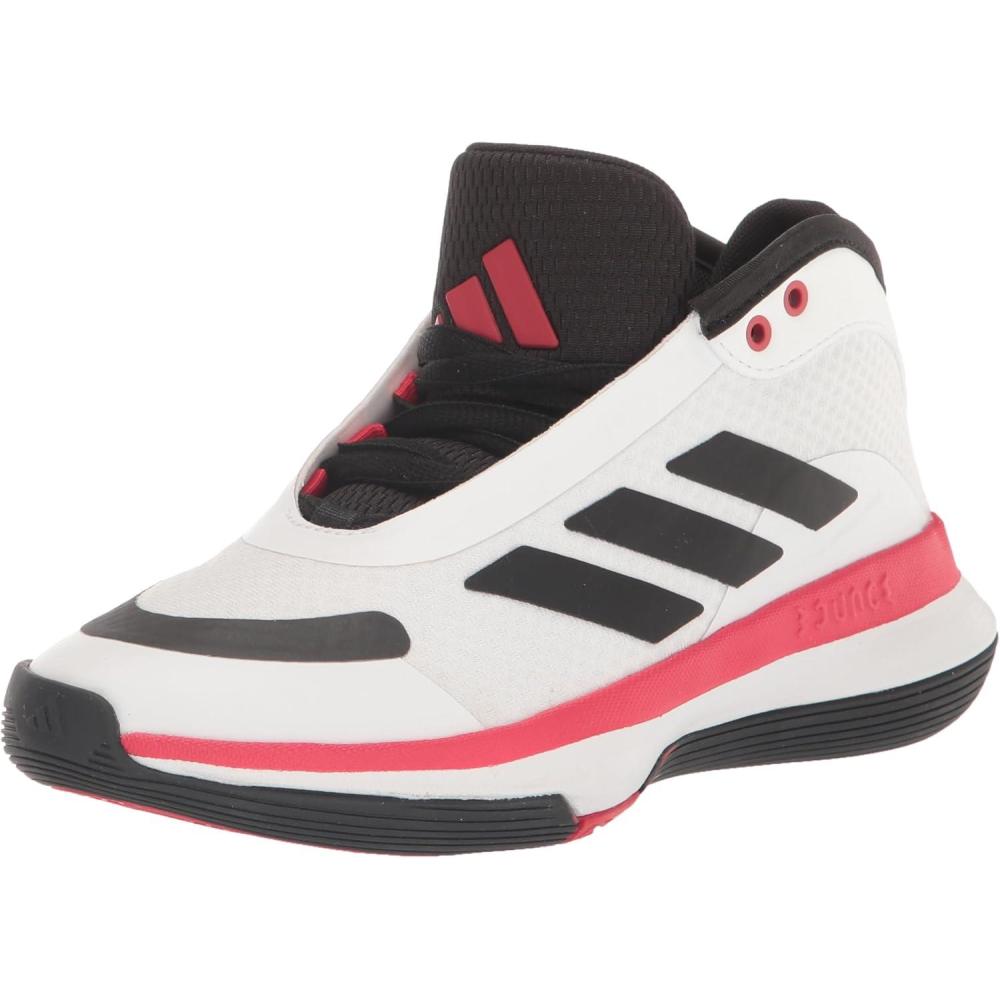 image:imageadidas UnisexAdult Bounce LegendsWhiteCore BlackBright Red