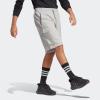 adidas Big & Tall Essentials French Terry Cargo Shorts(Medium Grey Heather)