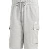 adidas Big & Tall Essentials French Terry Cargo Shorts(Medium Grey Heather)