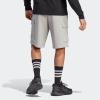 adidas Big & Tall Essentials French Terry Cargo Shorts(Medium Grey Heather)