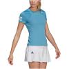 adidas Women’s Club Tennis T-Shirt(Hazy Blue/White)