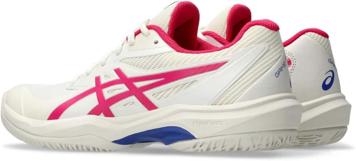 image:imageASICS Womens Game FF Tennis SneakersCreamBright Rose