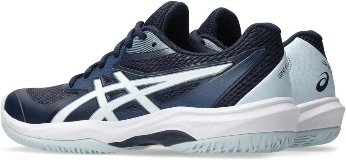 image:imageASICS Womens Game FF Tennis SneakersMidnightWhite