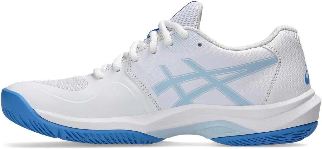 image:imageASICS Womens Game FF Tennis SneakersWhite Blue Coast