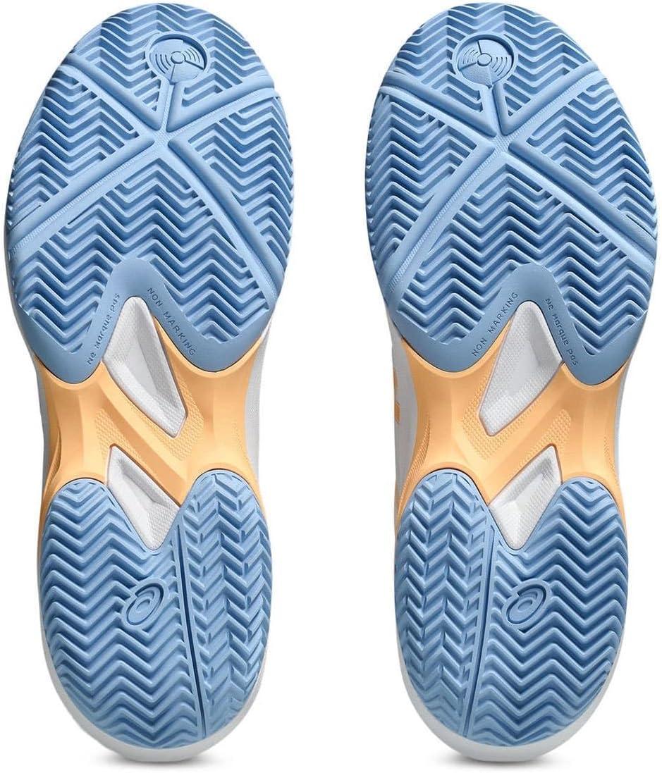 image:imageASICS Womens Game FF Tennis SneakersWhite Orange Glow