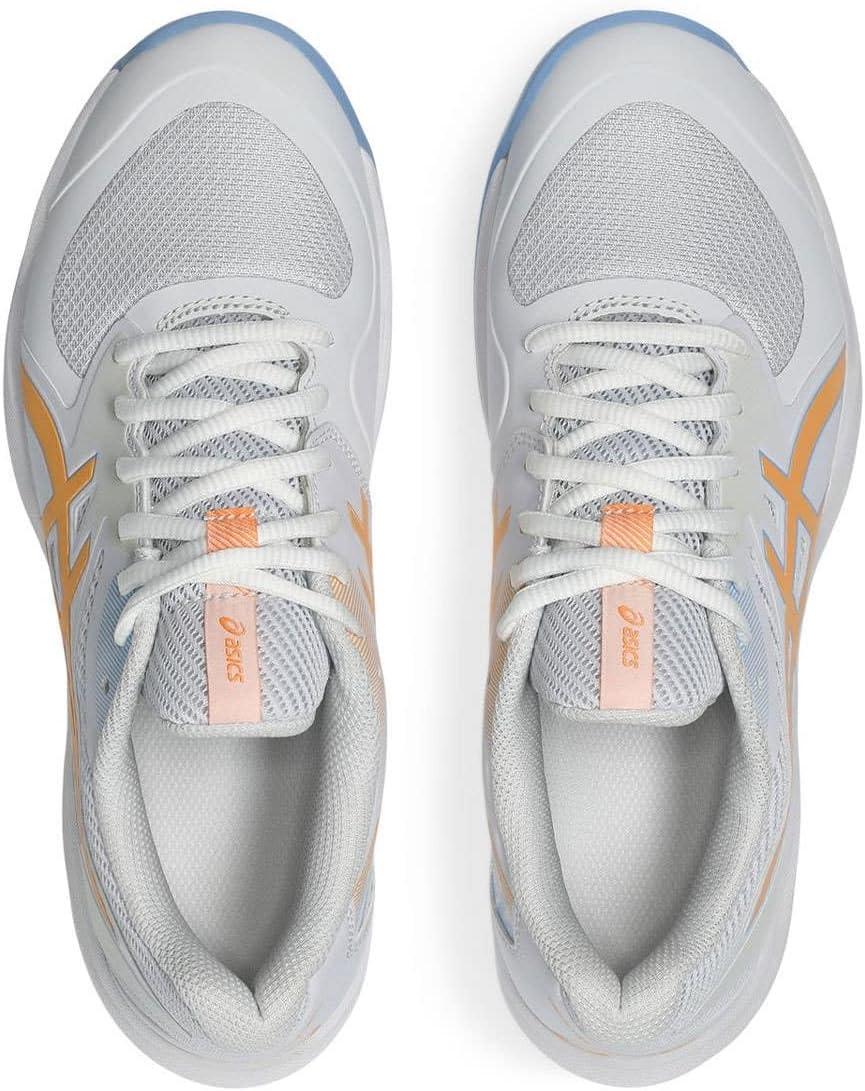 image:imageASICS Womens Game FF Tennis SneakersWhite Orange Glow