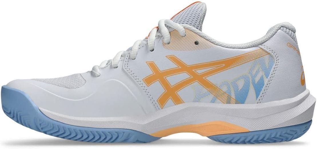 image:imageASICS Womens Game FF Tennis SneakersWhite Orange Glow