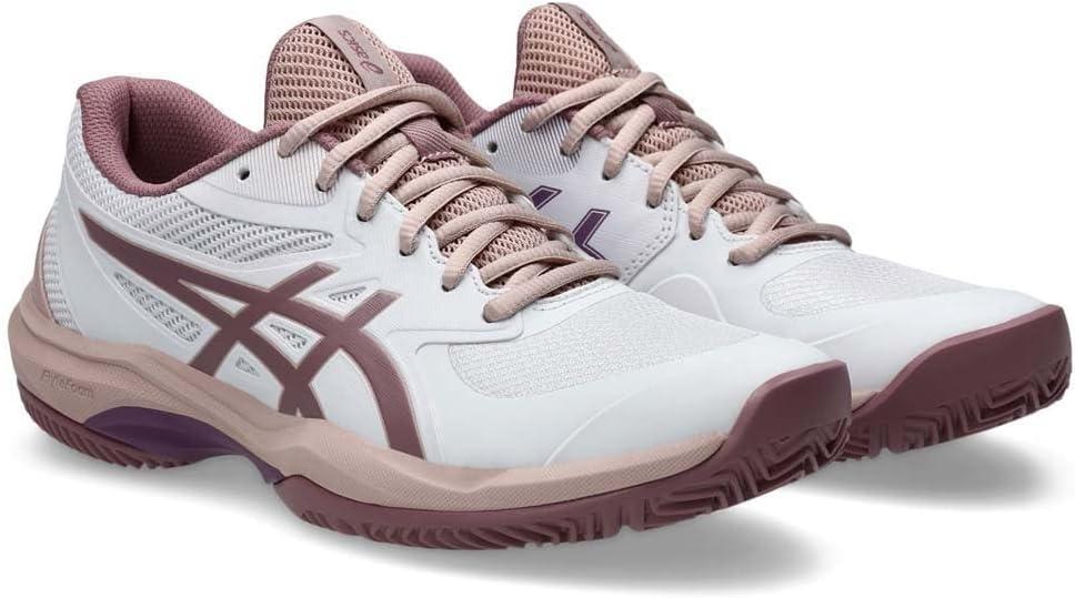 image:imageASICS Womens Game FF Tennis SneakersWhite Purple Oxide