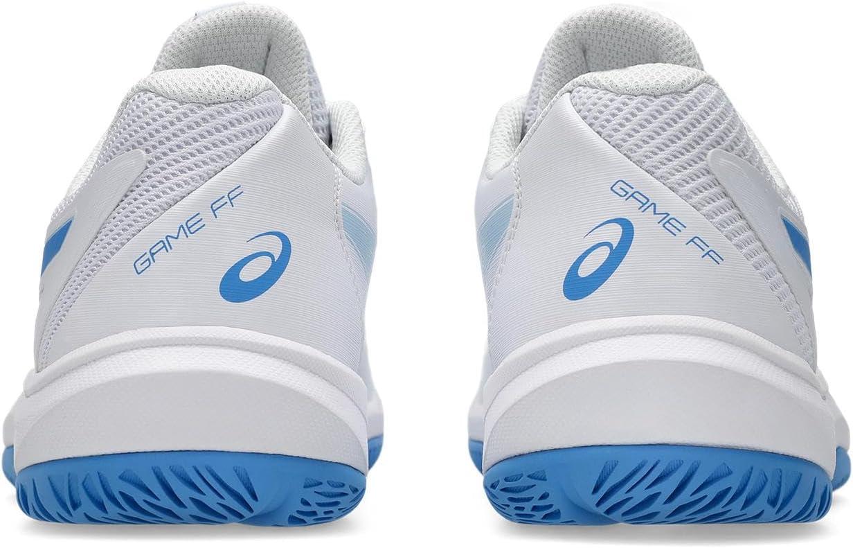 image:imageASICS Womens Game FF Tennis SneakersWhiteBlue Coast