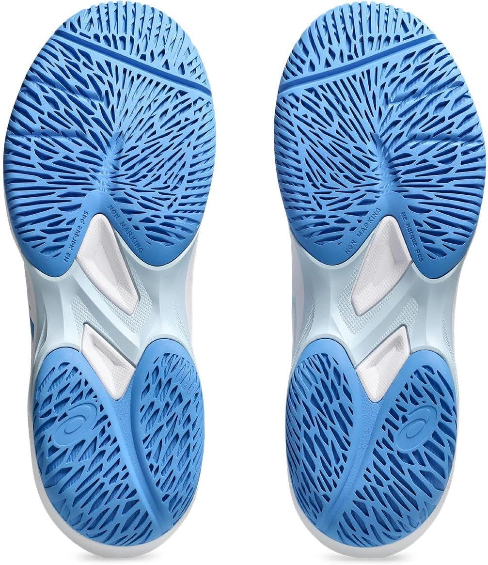 image:imageASICS Womens Game FF Tennis SneakersWhiteBlue Coast