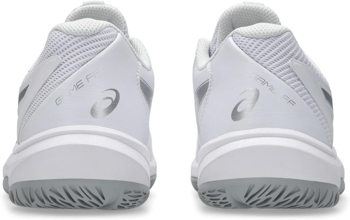 image:imageASICS Womens Game FF Tennis SneakersWhitePure Silver