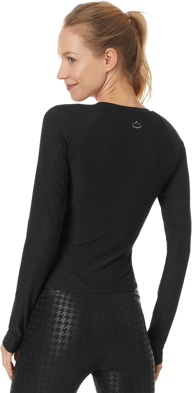 image:imageBeyond Yoga Womens Featherweight Your Fit Long Sleeve TopDarkest Night