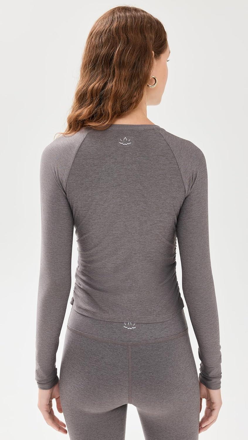 image:imageBeyond Yoga Womens Featherweight Your Fit Long Sleeve TopSoft Umber Heather