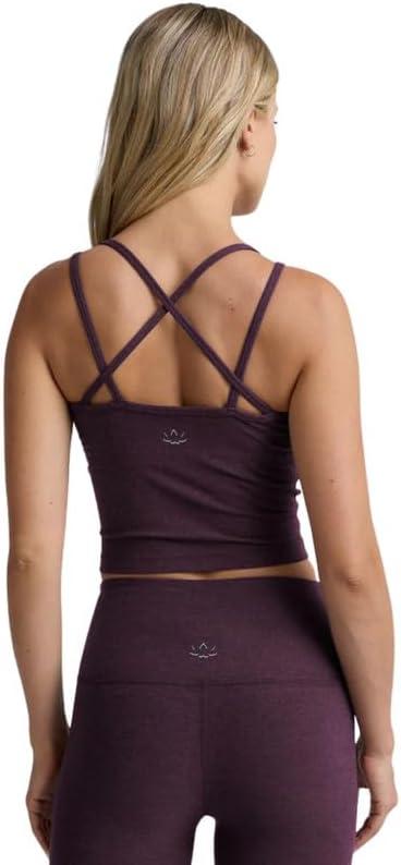 image:imageBeyond Yoga Womens Spacedye Get Across TankEggplant Purple Heather
