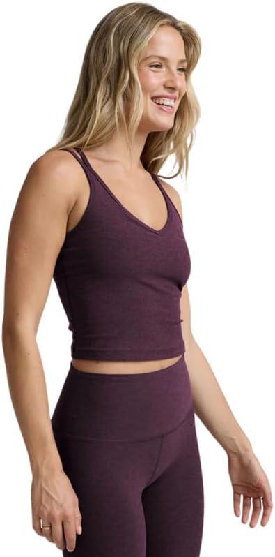 image:imageBeyond Yoga Womens Spacedye Get Across TankEggplant Purple Heather