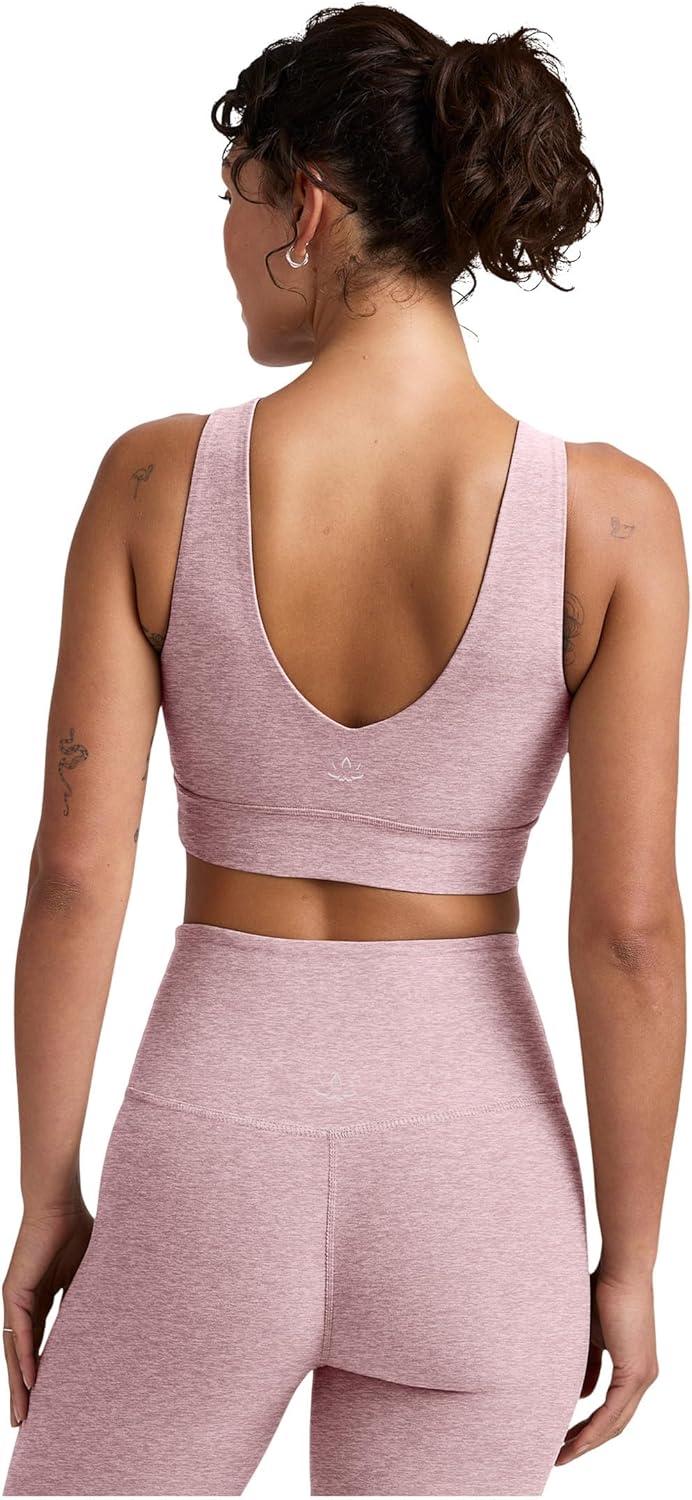 image:imageBeyond Yoga Womens Spacedye Good Day Long Line BraBlush Blooms Heather