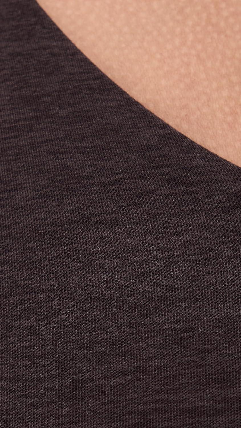 image:imageBeyond Yoga Womens Spacedye Good Day Long Line BraDark Chocolate Heather