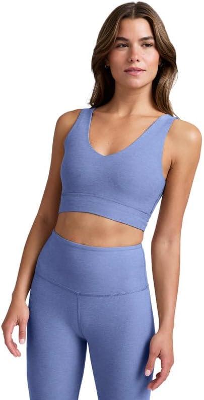 image:imageBeyond Yoga Womens Spacedye Good Day Long Line BraWashed Denim