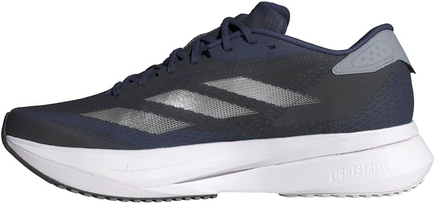 image:imageadidas Mens Adizero Sl2 ShoesDark BlueSilver MetallicHalo Silver