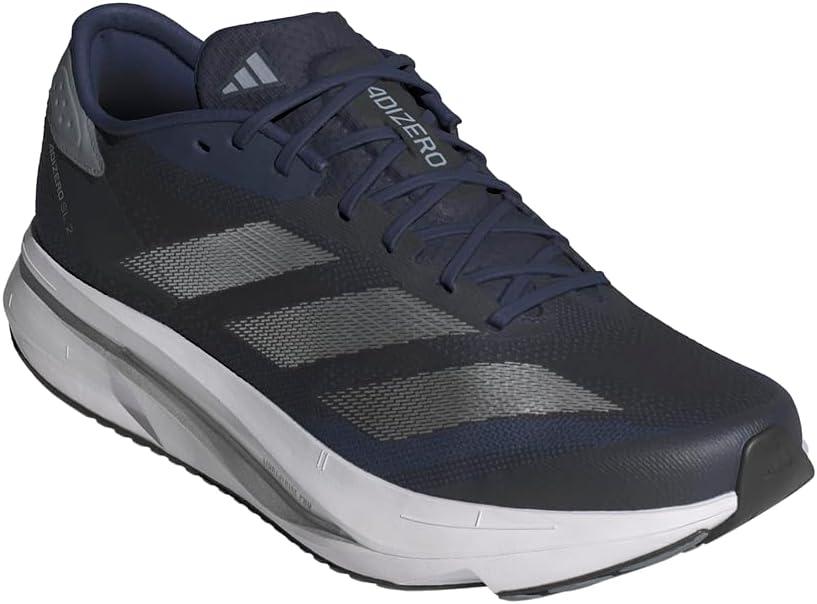 image:imageadidas Mens Adizero Sl2 ShoesDark BlueSilver MetallicHalo Silver