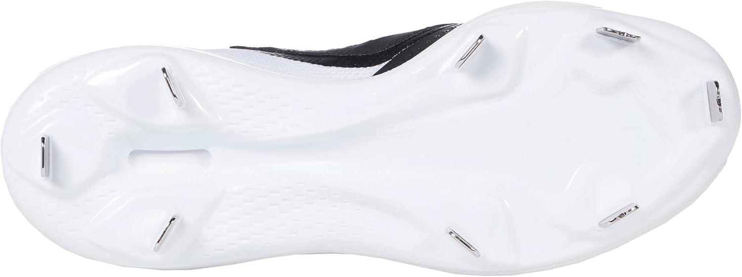image:imageadidas Mens Icon 7 MidBaseball ShoeBlackWhiteSilver Metallic