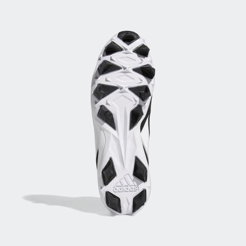 image:imageadidas Mens Icon 7 MidBaseball ShoeCore BlackCloud WhiteCloud White