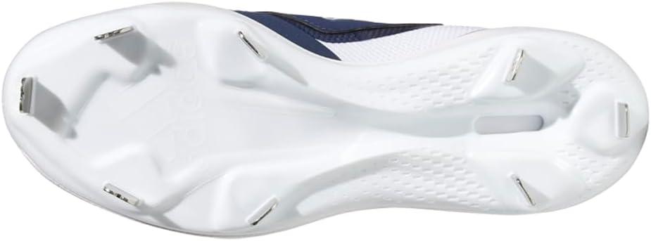image:imageadidas Mens Icon 7 MidBaseball ShoeTeam Navy BlueWhiteSilver Metallic