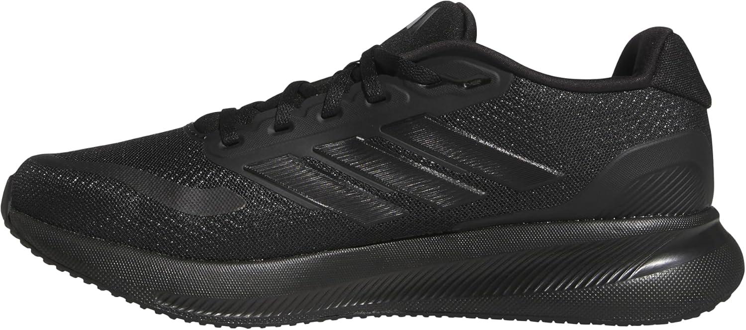 image:imageadidas Mens Runfalcon 5 Wide Running ShoesBlackBlackWhite