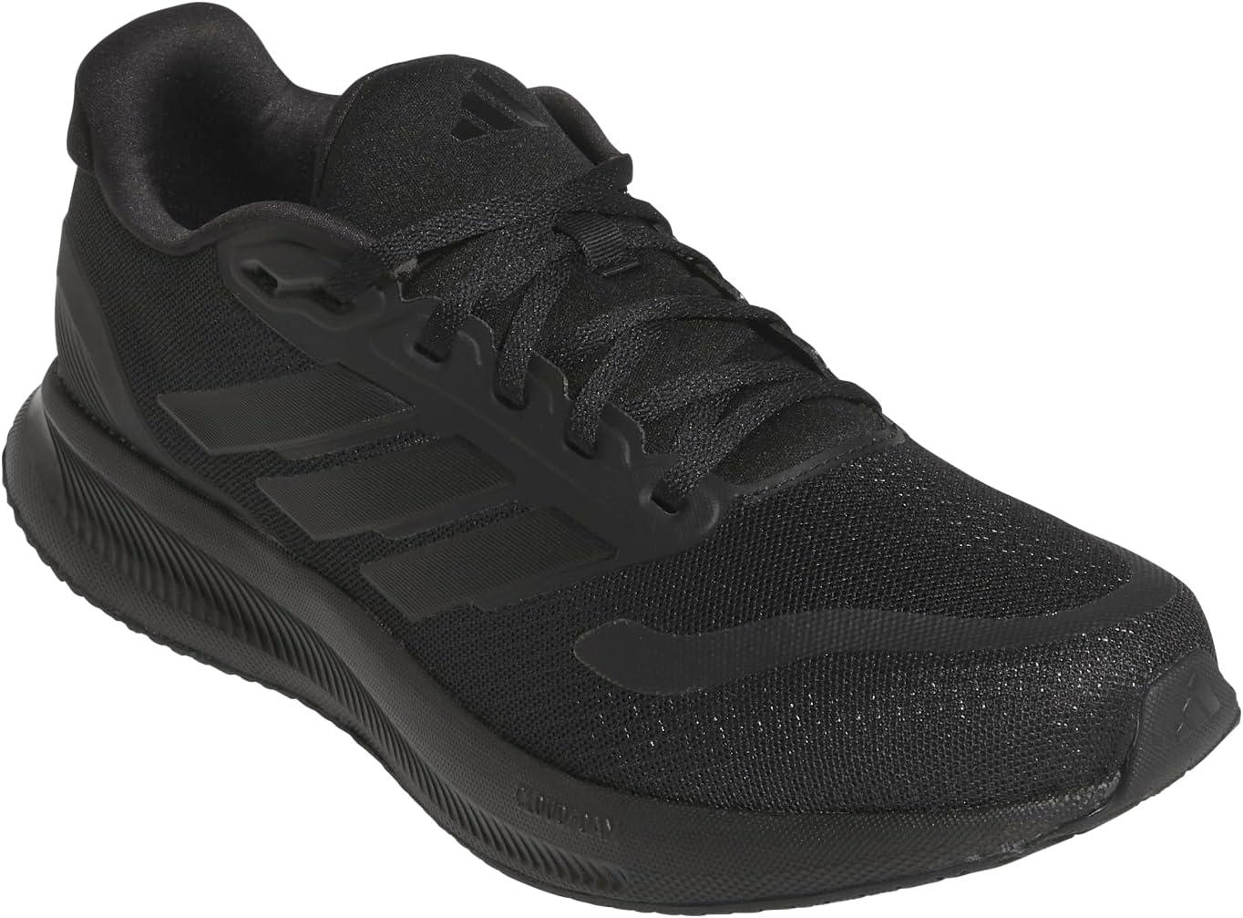 image:imageadidas Mens Runfalcon 5 Wide Running ShoesBlackBlackWhite